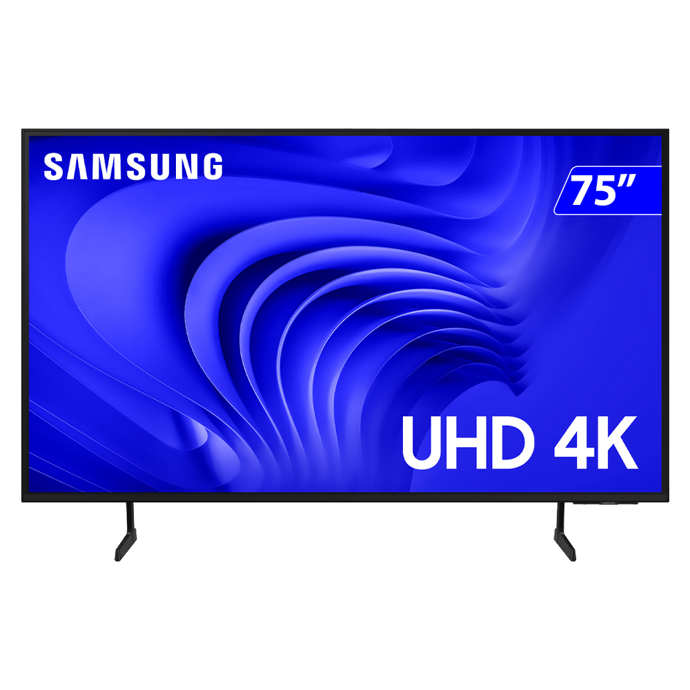 Smart Tv Samsung Led 75” 4K Wi-Fi Tizen Comando De Voz Un75du7700gxzd