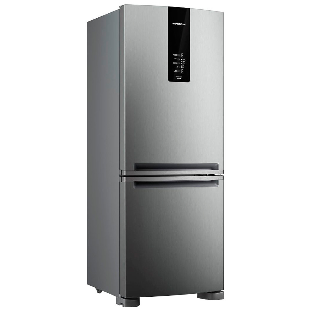 Geladeira Brastemp 447L Frost Free Inverse Bre57fk - Inox - 110 Volts