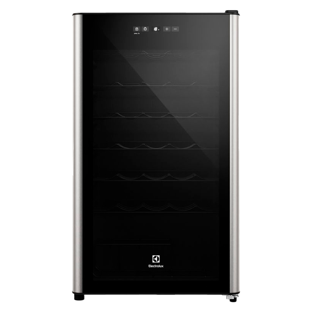 Adega Climatizada Electrolux 34 Garrafas Uma Porta Com Painel Digital Wsf34 - Preto - 110 Volts