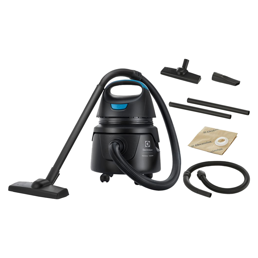 Aspirador Água E Pó Electrolux Hidrolux 1400W 5L Rodas 360º  Awd01 - Preto - 220 Volts