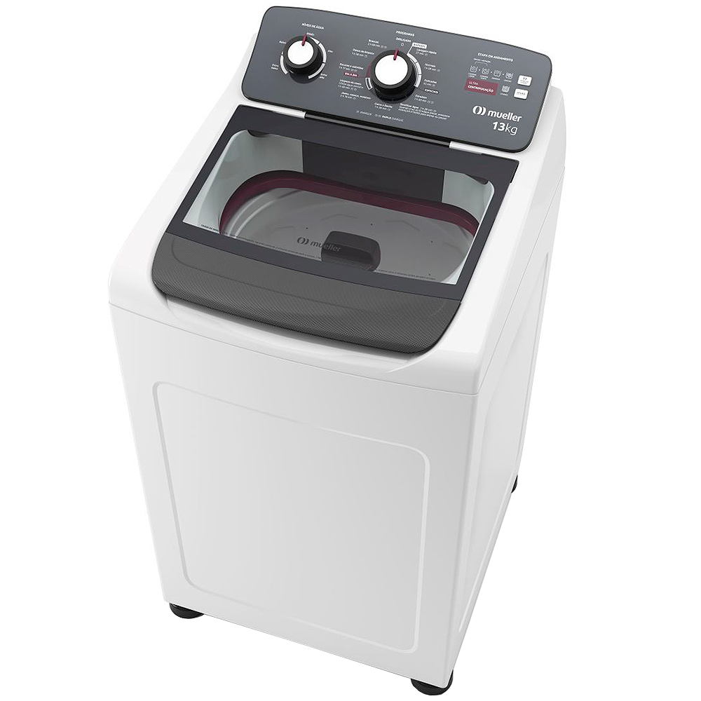 Máquina De Lavar Mueller 13Kg Automática 11 Programas Mla13 - Branco - 110 Volts