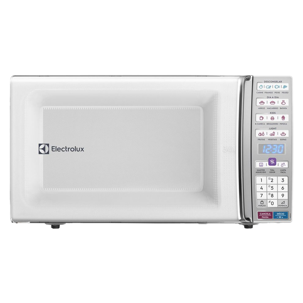 Micro-Ondas Bancada Electrolux 34L Função Tira Odor E Manter Aquecido Meo44 - Branco - 220 Volts