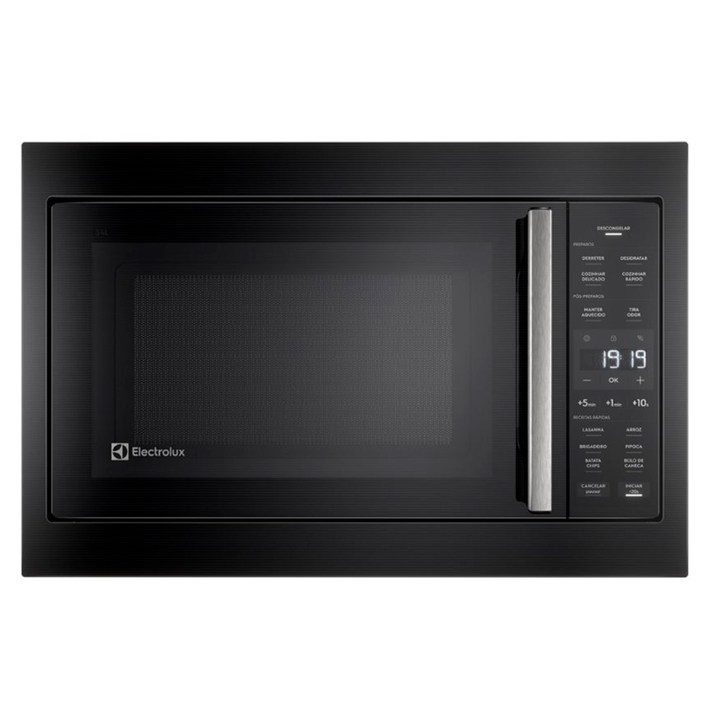 Micro-Ondas De Embutir Electrolux 34L Descongelamento Assistido Me3bp - Preto - 110 Volts