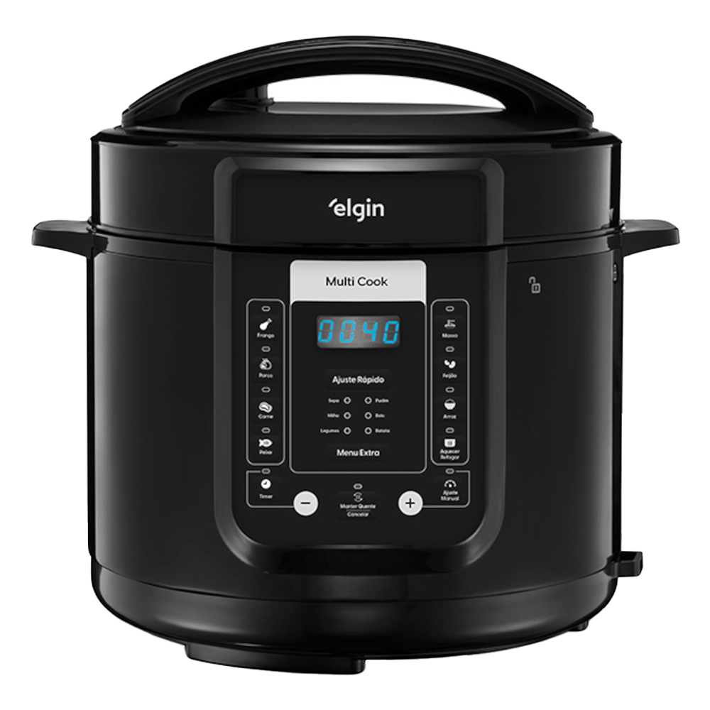 Panela De Pressão Digital Elgin Multi Cook 5L 900W - Preto - 220 Volts