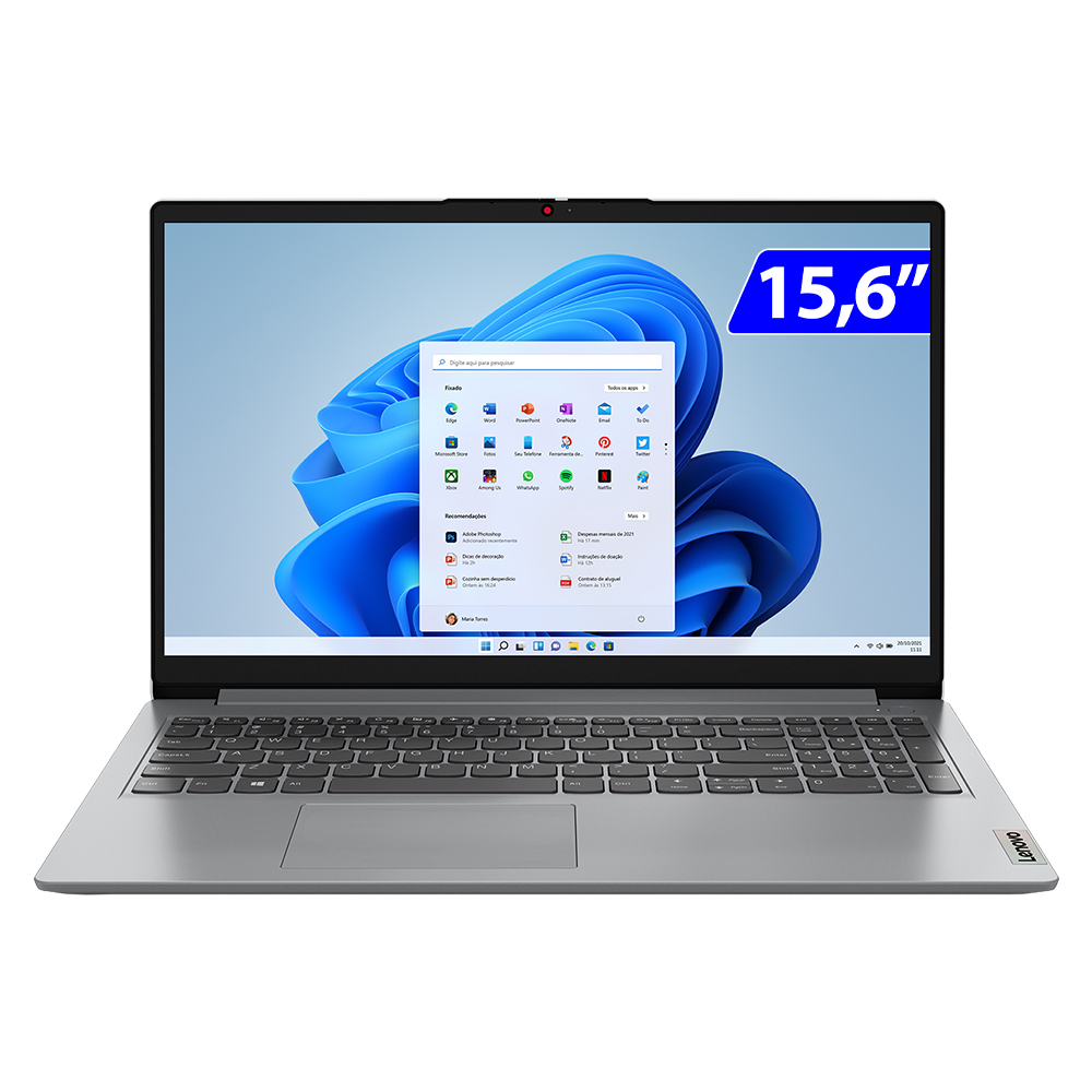 Notebook Lenovo Ideapad 1 I3 W11 4Gb 256Gb Ssd 15.6