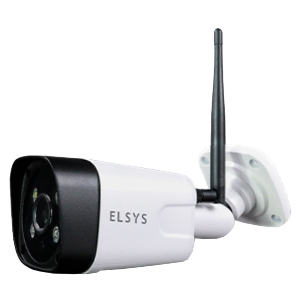 Câmera De Segurança Elsys Escwb3f Full Hd Wi-Fi - Branco - Bivolt