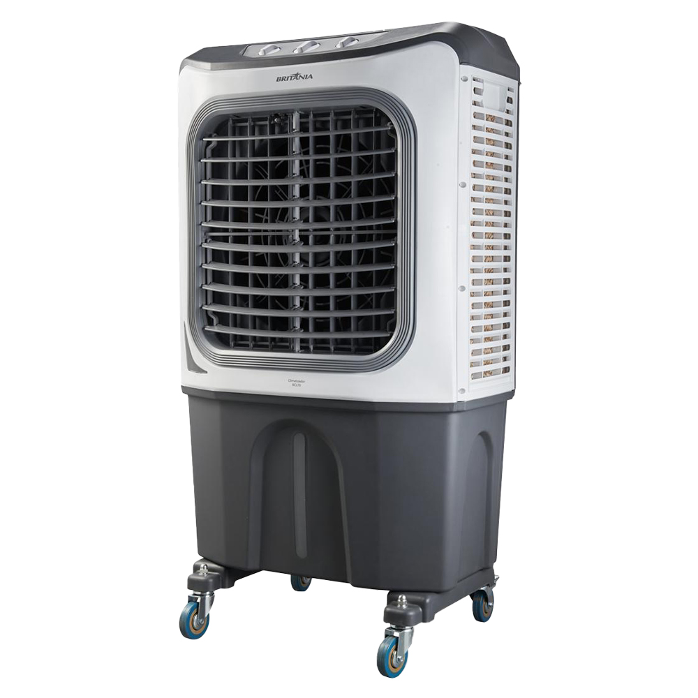 Climatizador De Ar Britânia Bcl70 70L 3 Velocidades - Branco/Cinza - 110 Volts