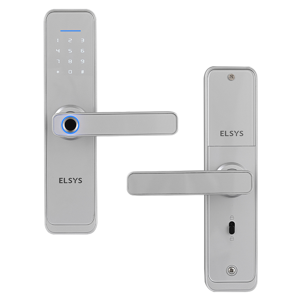 Fechadura De Embutir Dig Elsys Wifi Esfde4000b - Prata - Bivolt