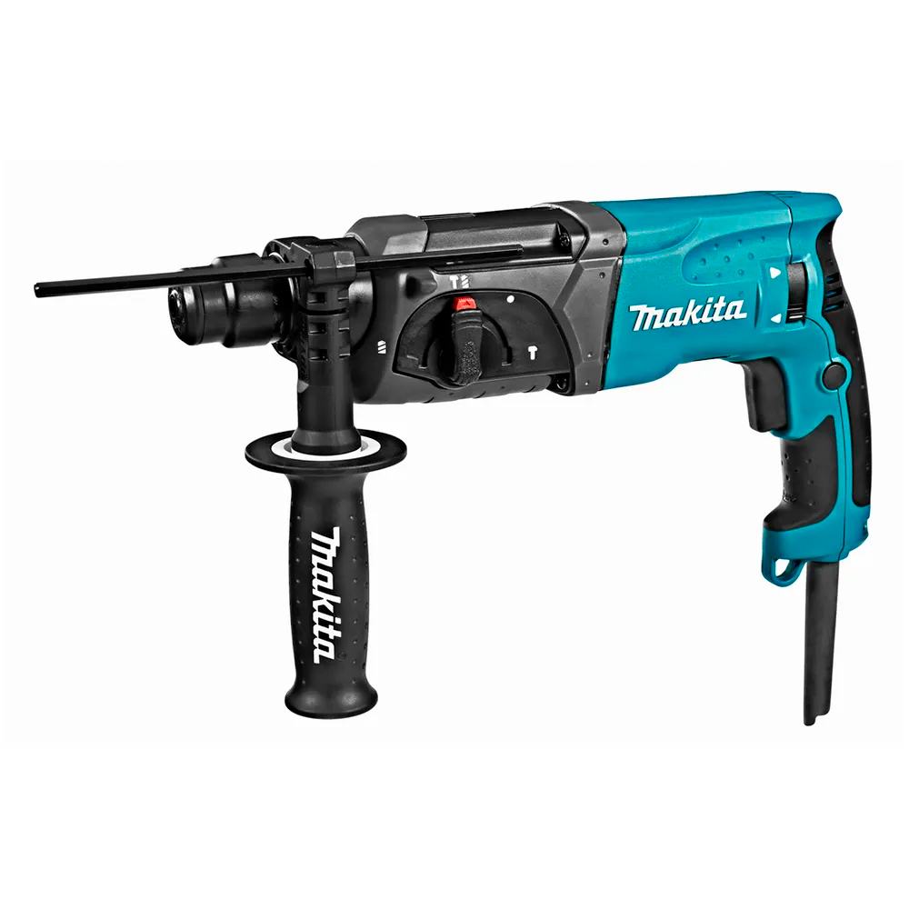 Martelete Combinado Makita 15/16 Polegadas 800W Hr247 - Azul - 110 Volts