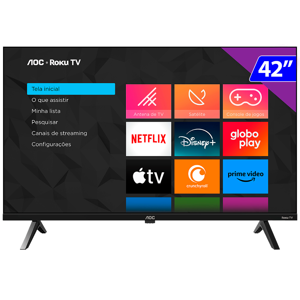 Smart Tv Aoc Led 42" Full Hd Roku 42S5045/78G