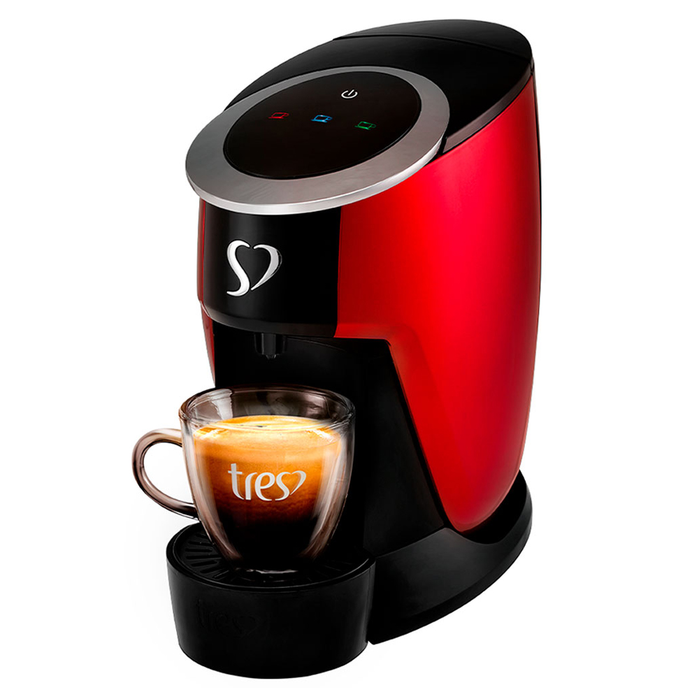 Cafeteira Espresso Três Corações Touch Multibebidas - Vermelho - 110 Volts