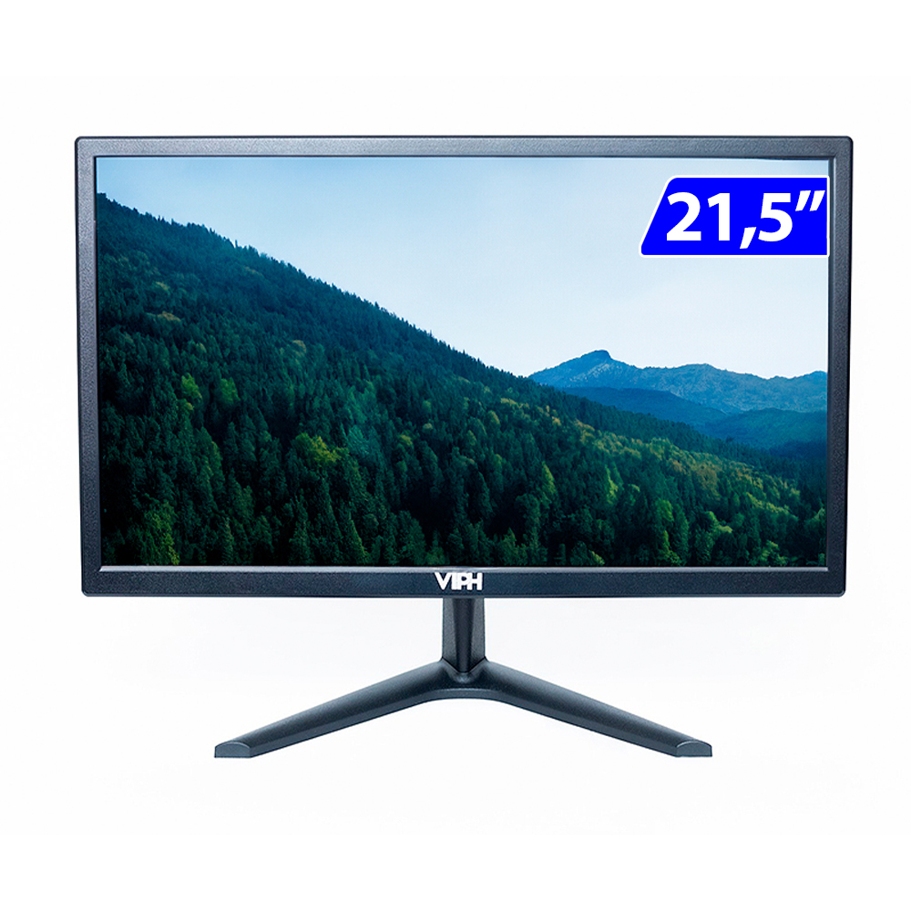 Monitor Viph Led 21,5" Full Hd Hdmi Vga Vh215 G2 - Preto - Bivolt