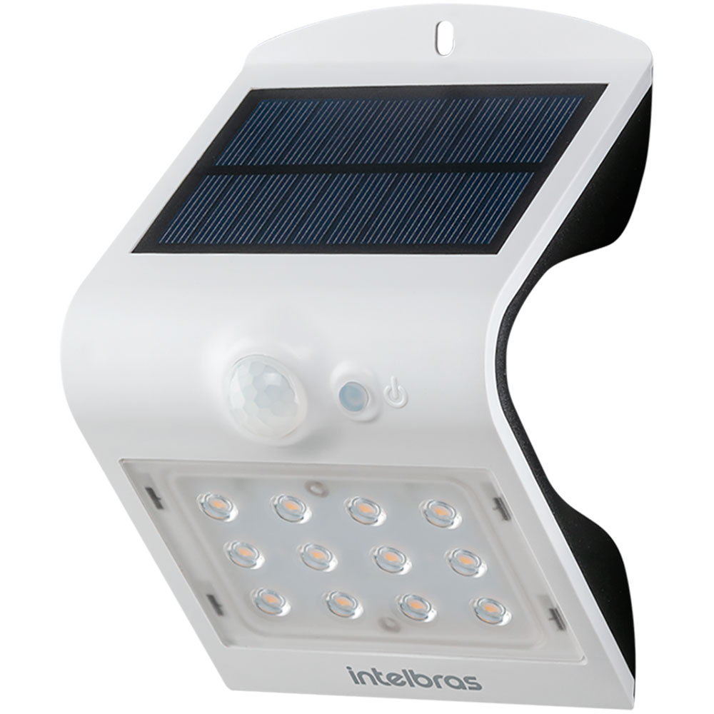 Arandela Solar Intelbras Asi 220 Lúmens Led - Branco