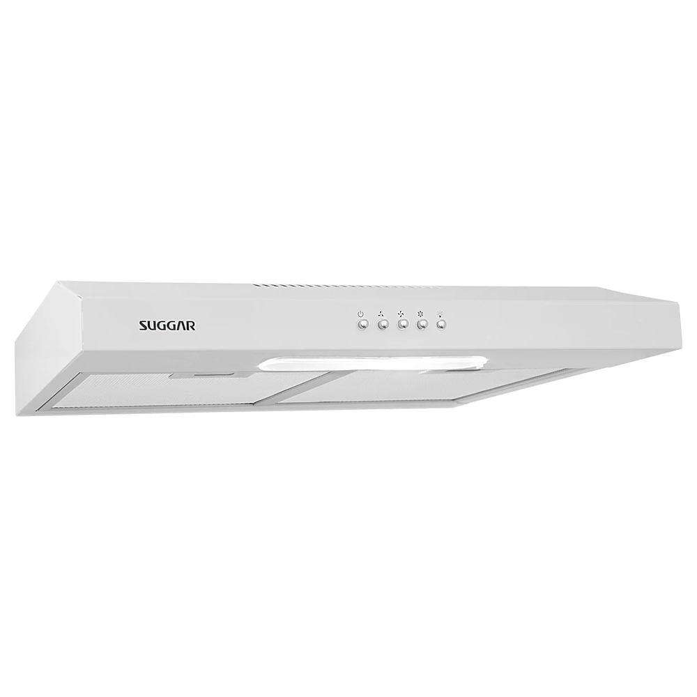 Depurador De Ar Suggar Slim 60cm 4 Bocas 3 Velocidades - Branco - 110 Volts