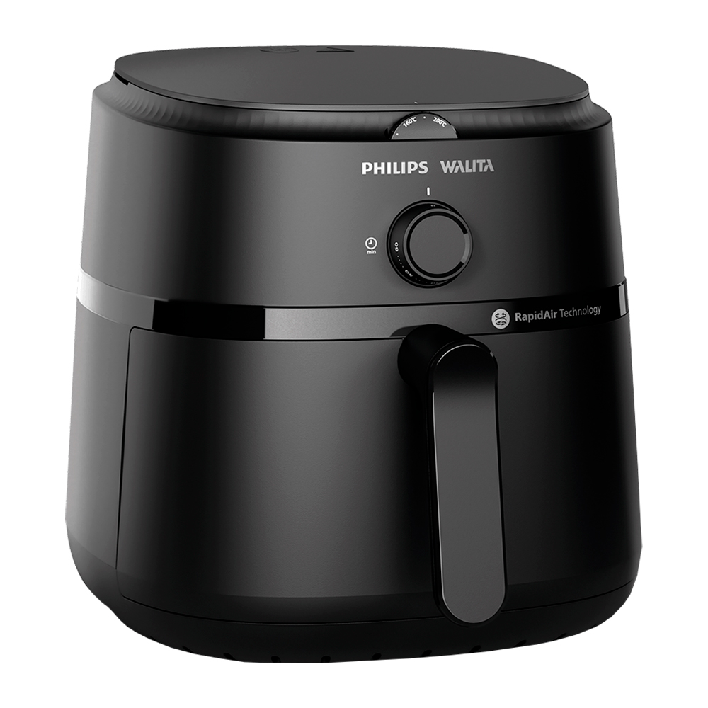 Fritadeira Elétrica Air Fryer Philips Walita Série 1000 6,2L 1700W - Preto - 110 Volts