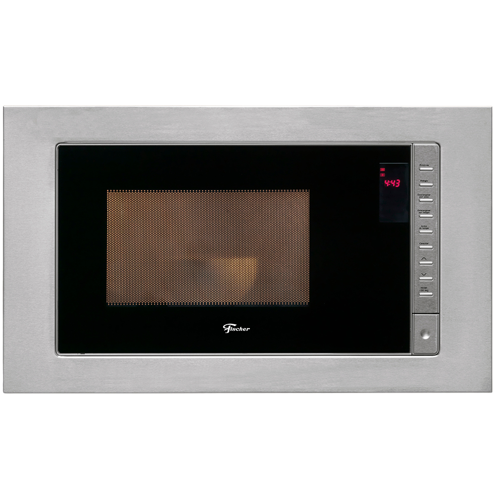 Micro-Ondas De Embutir Fischer Fit Line 25L 900W Descongelamento Por Peso - Inox - 110 Volts