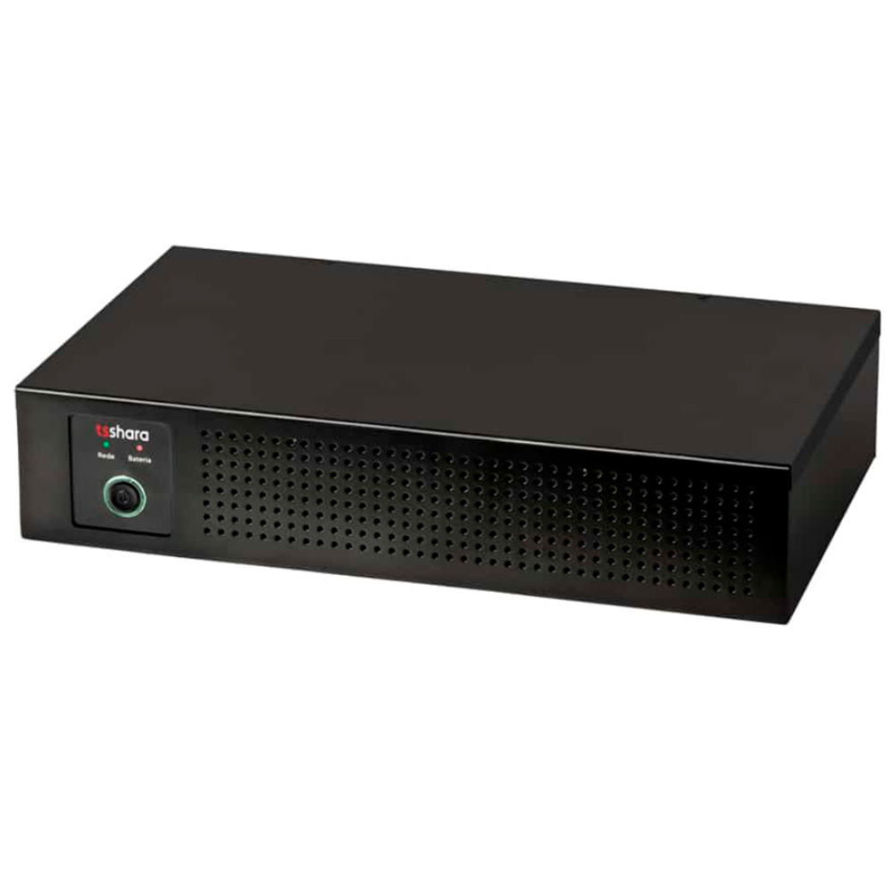 Nobreak Ts Shara Ups Rack Senoidal Universal 1200Va 8 Tomadas - Preto - Bivolt