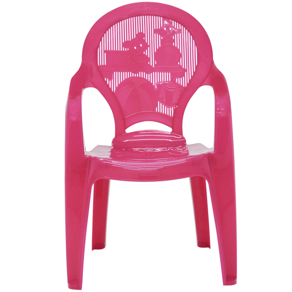 Cadeira Catty Infantil Tramontina Polipropileno Até 40 Kg - Rosa