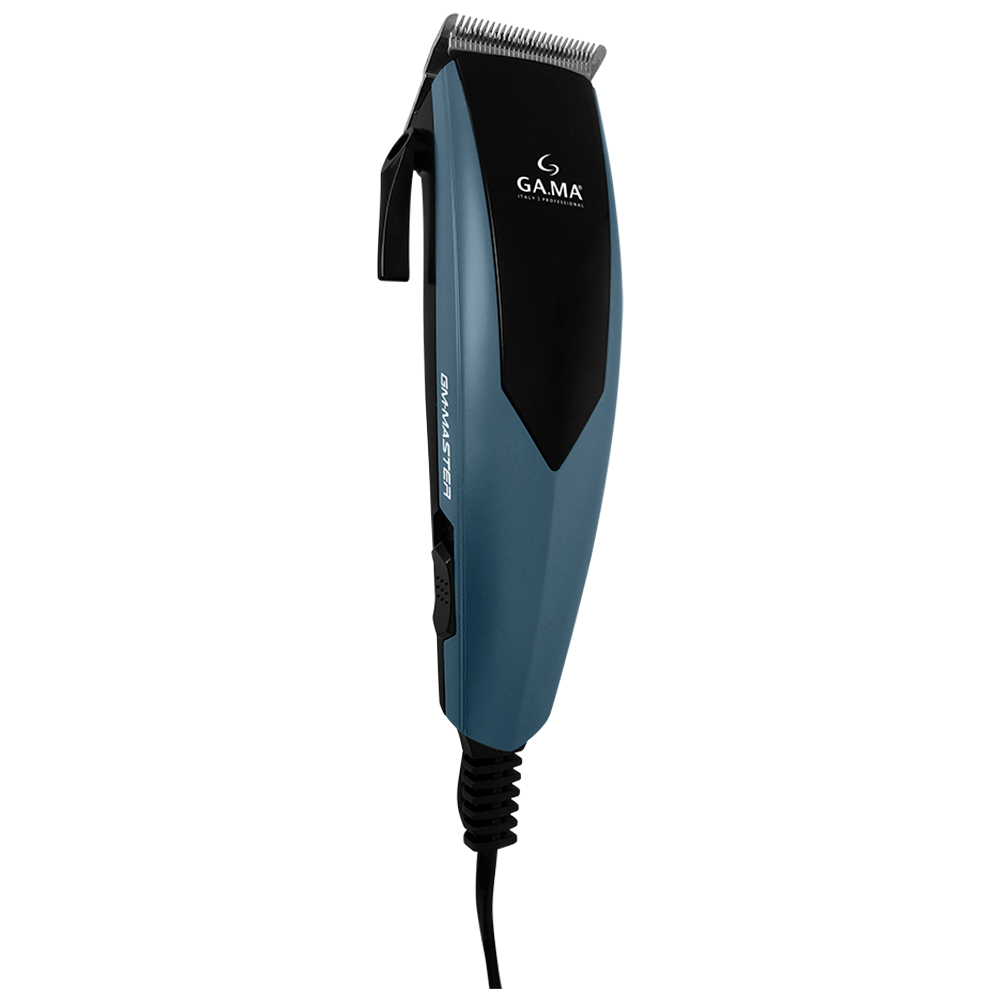 Cortador De Cabelo Gama Gm Master 4 Pentes Com Fio - Azul/Preto - 110 Volts