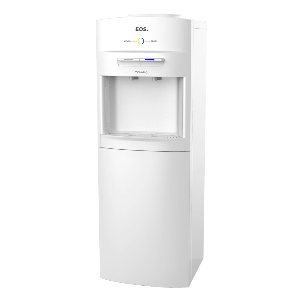 Bebedouro De Água Coluna Para Garrafão De 10 E 20L Eos Mineralle - Branco - 110 Volts