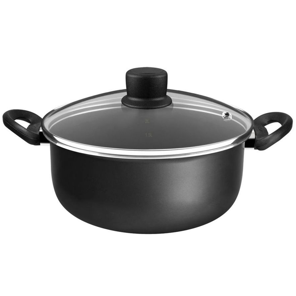 Caçarola Robusta Rochedo 4,6L 24cm Antiaderente