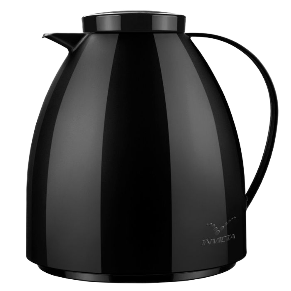 Bule Térmico Invicta Viena 400ml Plástico - Preto