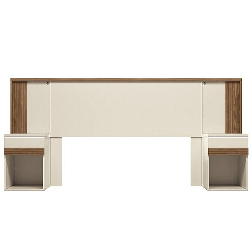 Cabeceira  Casal 158cm Bourbon Santos Andira - Jatobá/Areia