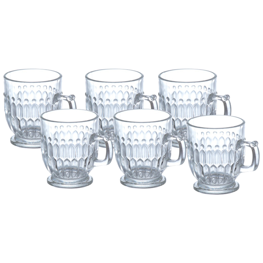 Conjunto De Xícaras 6 Peças De Vidro  Hauskraft Imperial