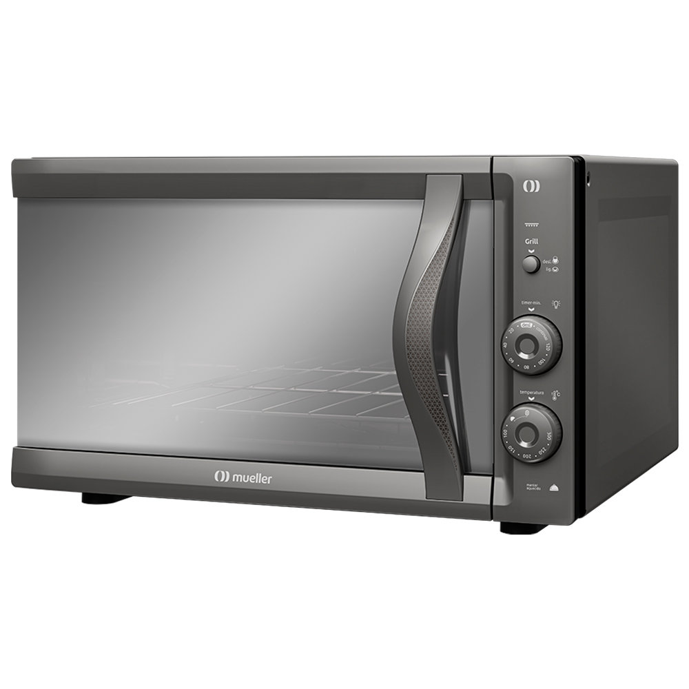 Forno Elétrico De Bancada Mueller 50L Gril Espelhado Mfb50f - 110 Volts - Espelhado