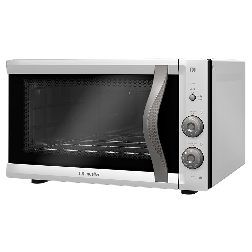 Forno Elétrico De Bancada Mueller 50L Gril Mfb50f - Branco - 110 Volts