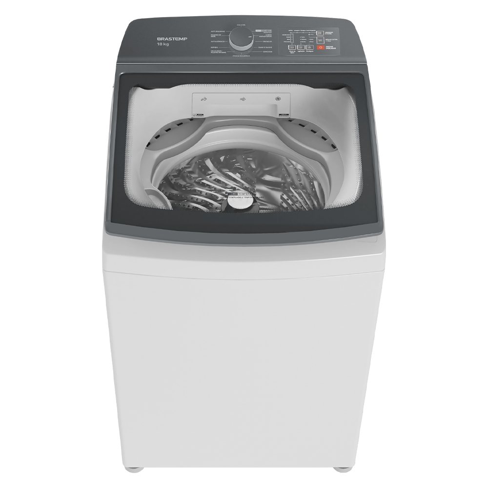 Máquina De Lavar Brastemp 18 Kg Automática Digital Bwf18abbna - Branco - 110 Volts