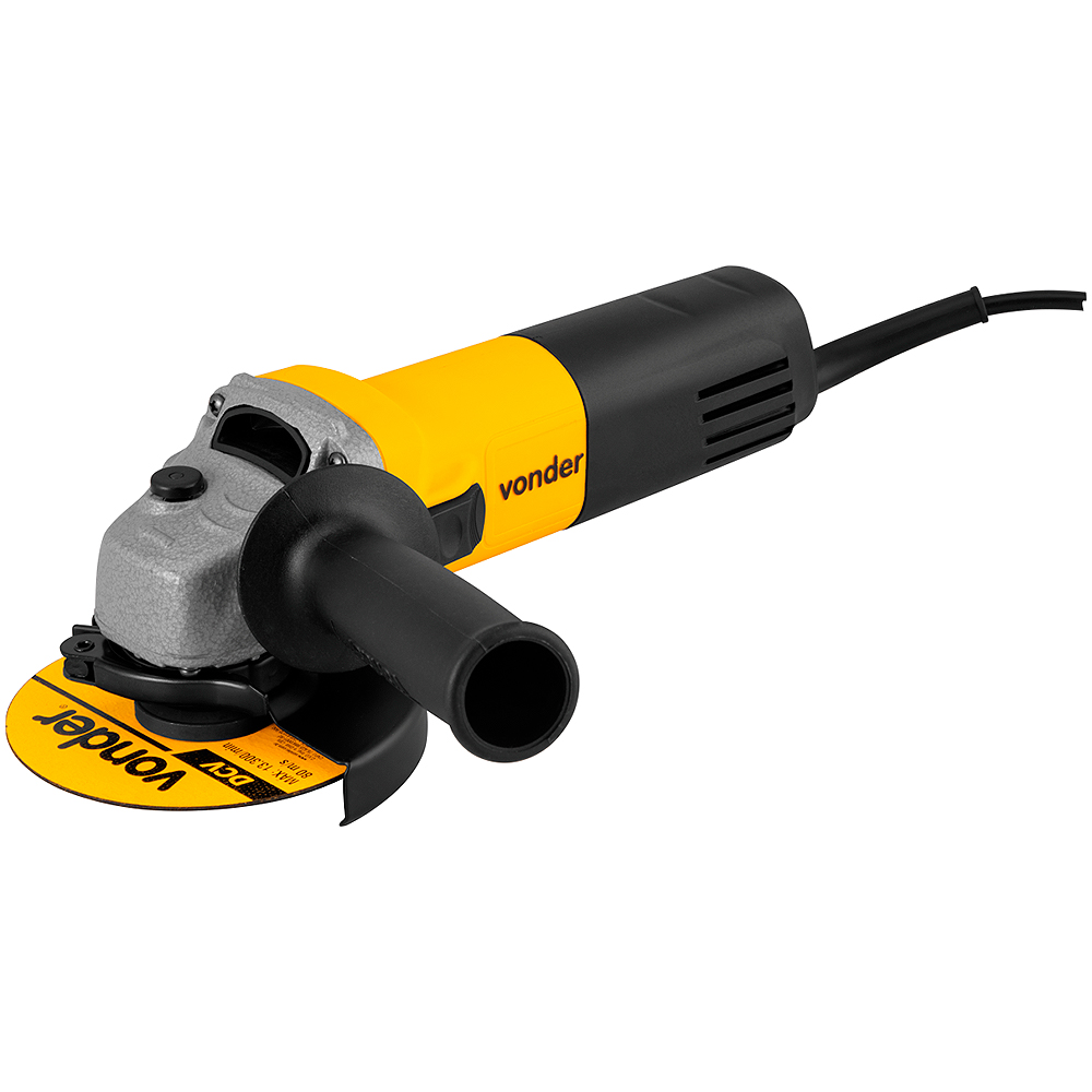 Esmerilhadeira Angular Vonder 4.1/2 650W 6001065127 - Amarelo/Preto - 110 Volts