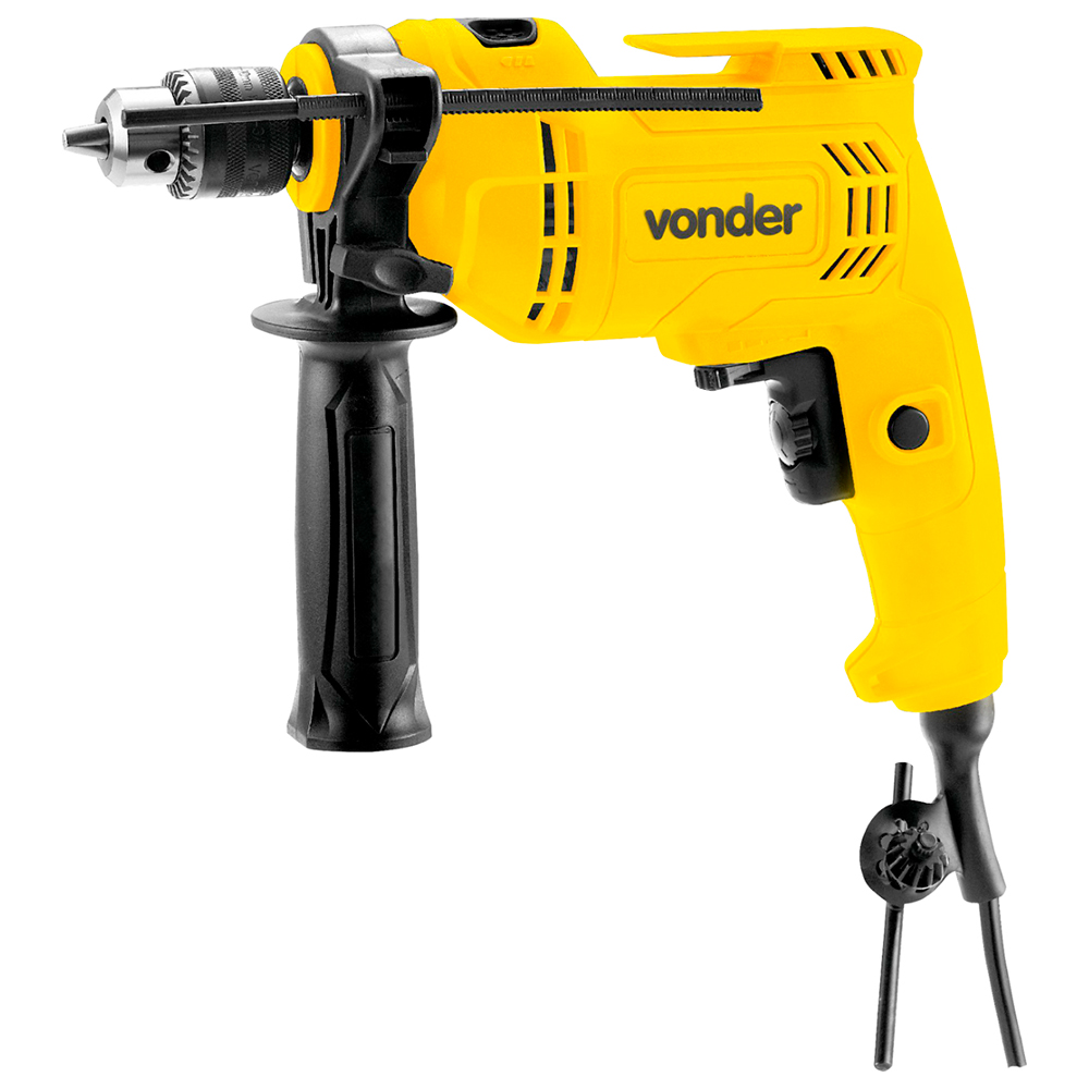 Furadeira De Impacto Vonder 1/2 Polegadas 550W Fiv 550N - Amarelo/Preto - 110 Volts