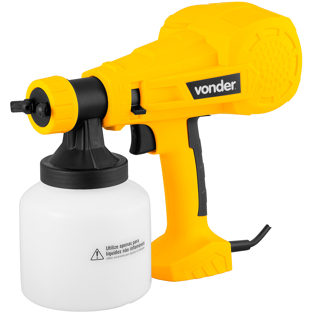Pistola Elétrica De Pintura Vonder 800ml 127V Pev400 - Amarelo/Preto - 110 Volts